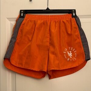 PINK Victoria's Secret Orange and Gray Athletic Shorts